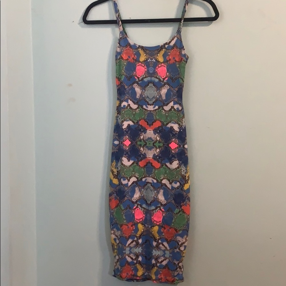 Snake Print Dress